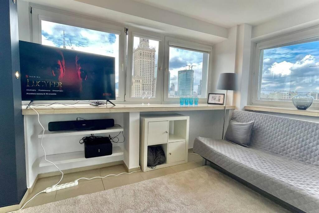 Sawa Apartment 2Xmetro Wifi 500 Mbs 50'Tv Netflix Hbo Appletv+ Warschau Buitenkant foto